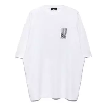Футболка Balenciaga Barcode T-Shirt 'White', белый