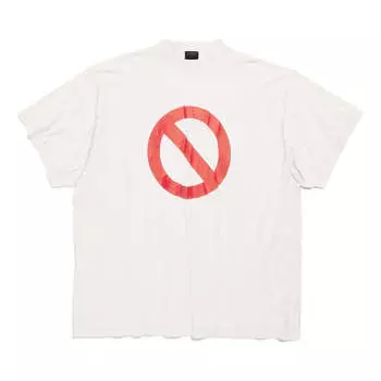 Футболка Balenciaga BFRND LogoT, бежевый