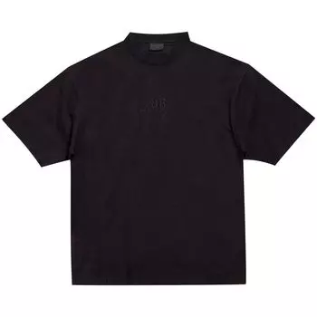 Футболка Balenciaga Classic T-Shirt 'Washed Black', черный