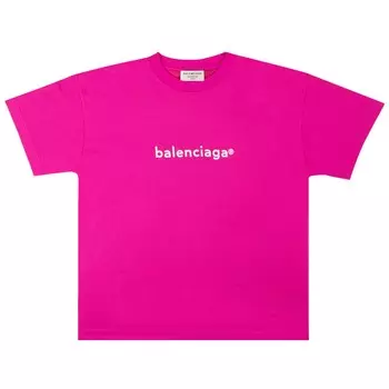 Футболка Balenciaga Copyright Розовая