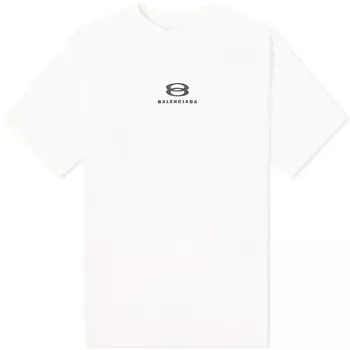 Футболка Balenciaga Deconstructed, цвет White & Black