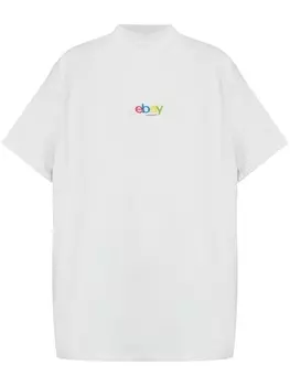 Футболка Balenciaga Ebay, белый