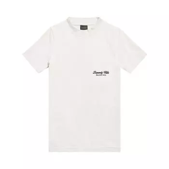 Футболка Balenciaga Fitted T-Shirt 'Off White/Black', белый