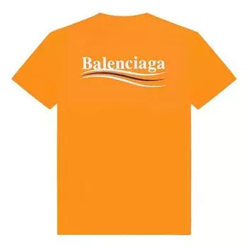 Футболка Balenciaga FW21 Political Campaign Orange, оранжевый