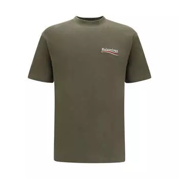 Футболка Balenciaga, хаки