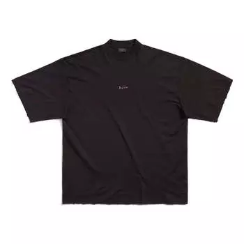 Футболка Balenciaga Je t'aime T-shirt Large Fit 'Black', черный
