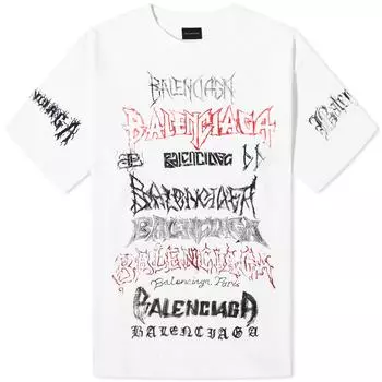 Футболка Balenciaga Large Fit T-Shirt, белый