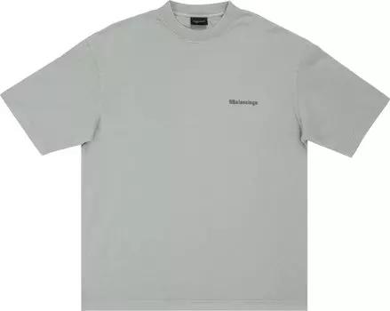 Футболка Balenciaga Medium Fit T-Shirt 'Grey/Dark Grey', серый