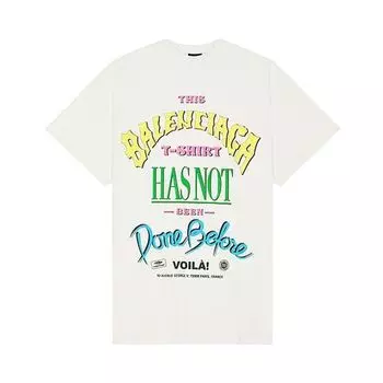 Футболка Balenciaga Oversized T-Shirt 'Dirty White', белый