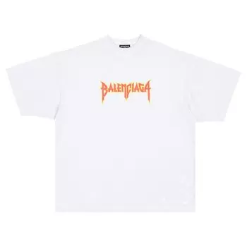 Футболка Balenciaga Oversized T-Shirt 'Dirty White', белый