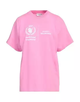 Футболка Balenciaga, розовый