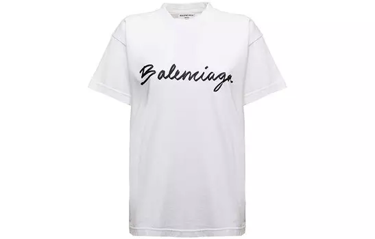 Футболка Balenciaga с короткими рукавами, белый