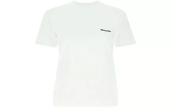 Футболка Balenciaga с логотипом, белый