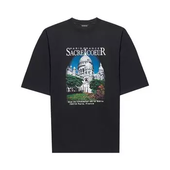 Футболка Balenciaga Sacr Cur, черная