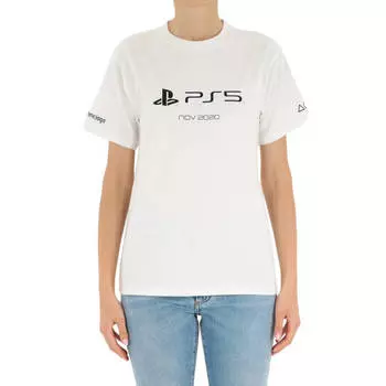 Футболка Balenciaga x PlayStation, белый