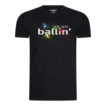 Футболка Ballin Paint Splatter, черный