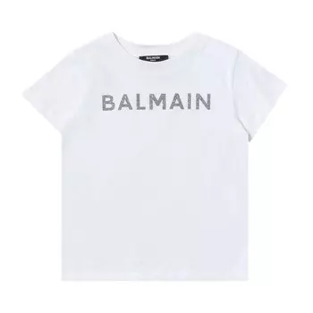 Футболка Balmain Kids T-Shirt, белый