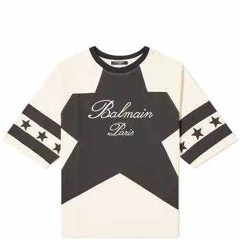Футболка Balmain Signature Stars Bulky, мульти
