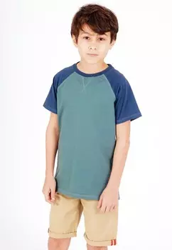 Футболка Band of Rascals Raglan, цвет sage blue