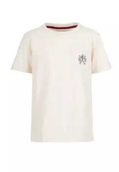 Футболка Band of Rascals s Skeleton Surfer Pocket, кремовый