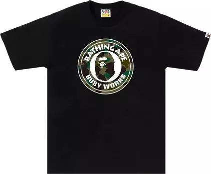 Футболка BAPE 1st Camo Busy Works 'Black', черный