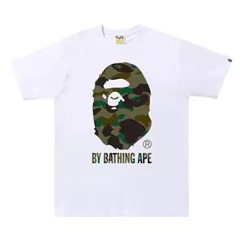 Футболка BAPE 1st Camo By Bathing Ape Tee, цвет White/Green