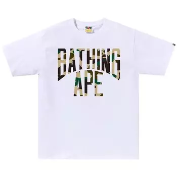 Футболка BAPE 1st Camo NYC Logo 'White', белый