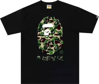 Футболка BAPE ABC Camo By Bathing Ape Tee 'Black/Green', черный