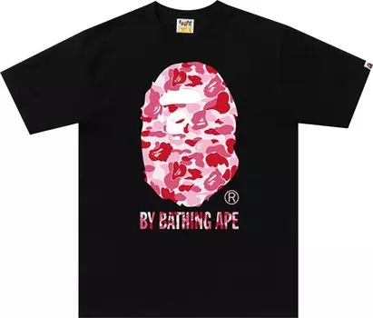Футболка BAPE ABC Camo By Bathing Ape Tee 'Black/Pink', черный