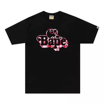 Футболка BAPE ABC Camo Milo On Черный/Розовый