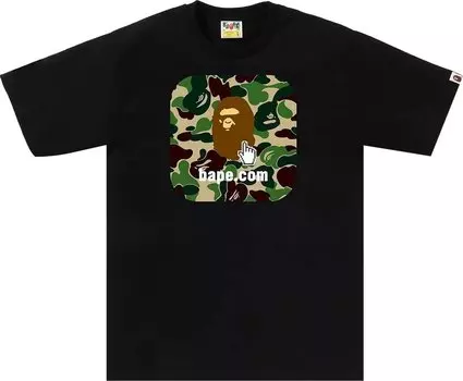 Футболка BAPE ABC Camo (Online Exclusive) 'Black/Green', черный