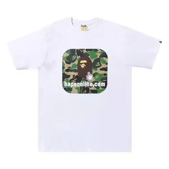 Футболка BAPE ABC Camo (Online Exclusive) 'White', белый