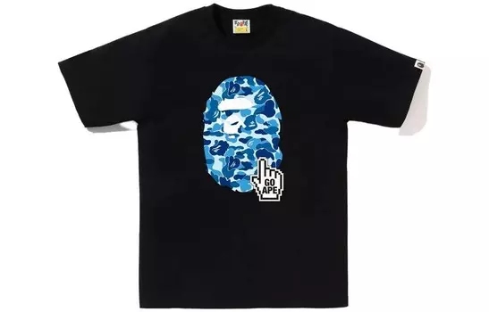 Футболка BAPE ABC Camo Online FW23 A Bathing Ape, белый/синий