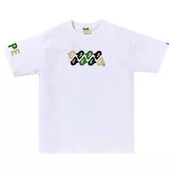 Футболка BAPE ABC Camo 'White/Green', белый