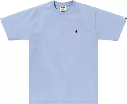 Футболка BAPE Ape Head One Point 'Sax', синий