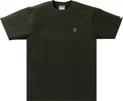 Футболка BAPE Ape Head One Point Tee 'Olive Drab', зеленый