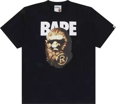 Футболка BAPE Ape Head Tee 'Black', черный