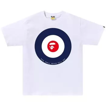 Футболка BAPE Ape Target 'White', белый