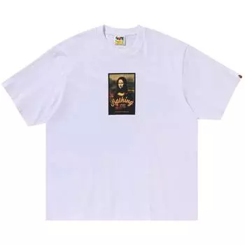 Футболка BAPE Art Print Relaxed Fit 'White', белый