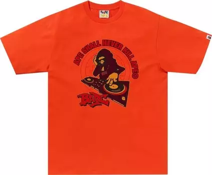 Футболка BAPE (B)Ape 'Orange', оранжевый