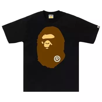 Футболка BAPE Big Ape Head 'Black', черный
