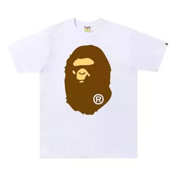 Футболка BAPE Big Ape Head Tee 'White', белый