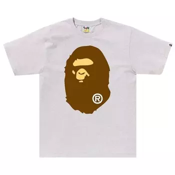 Футболка BAPE Big Ape Head Tee, серый