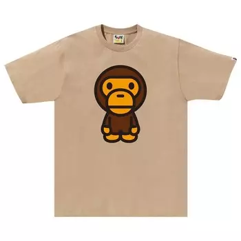 Футболка BAPE Big Baby Milo, Бежевый