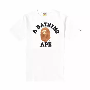 Футболка BAPE BOA College, белый