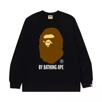 Футболка BAPE By Bathing Ape Long-Sleeve 'Black', черный