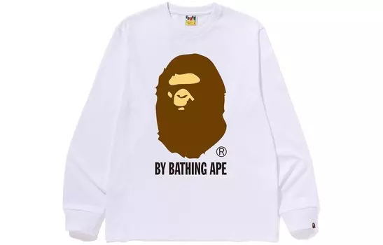 Футболка BAPE By Bathing Ape с длинным рукавом A Bathing Ape, коричневый