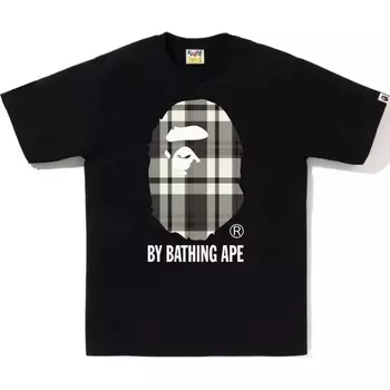 Футболка BAPE Check By Bathing Ape A Bathing Ape, белый