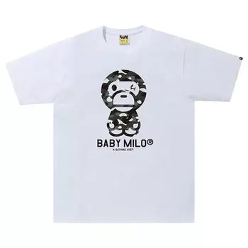 Футболка BAPE City Camo Baby Milo Tee 'White', белый