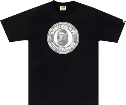 Футболка BAPE City Camo Busy Works 'Black', черный